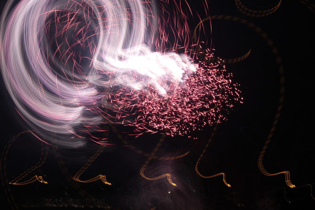 花火撮るの失敗