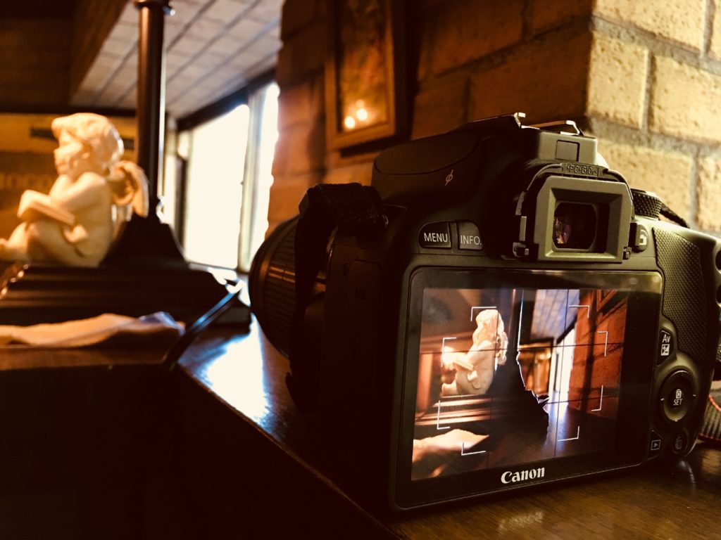 カメラの中に天使