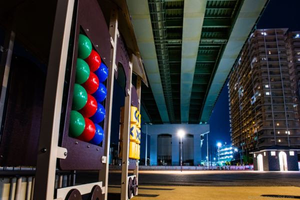 ささしまライブ駅周辺の夜景