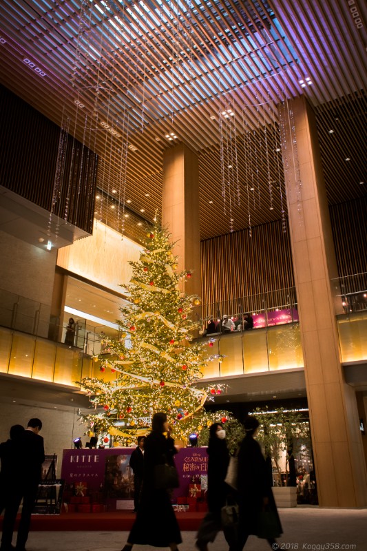 名古屋駅KITTEのクリスマスツリー