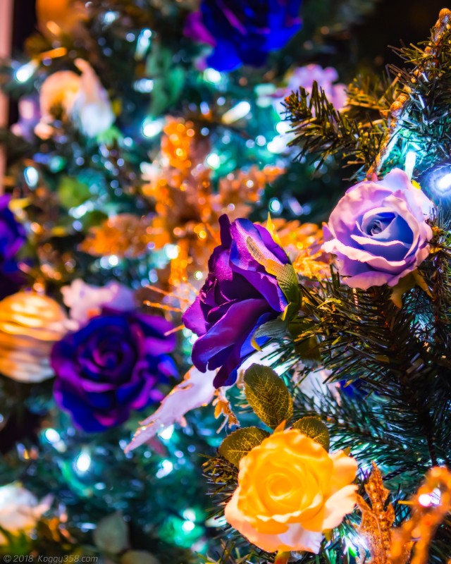 ルーセントタワーのイルミネーション