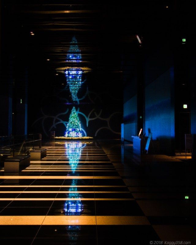 ルーセントタワーのイルミネーション