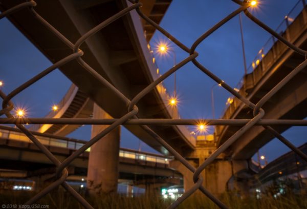 清洲ジャンクション「北西」側の夜景