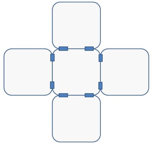 撮影ボックスの展開図