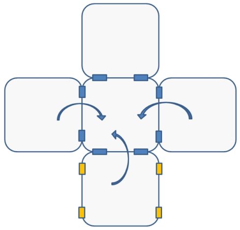 撮影ボックスの展開図2