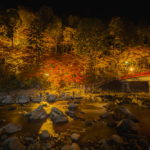 紅葉の名所、香嵐渓のライトアップを撮影！三脚使用の注意に渋滞回避のコツも紹介