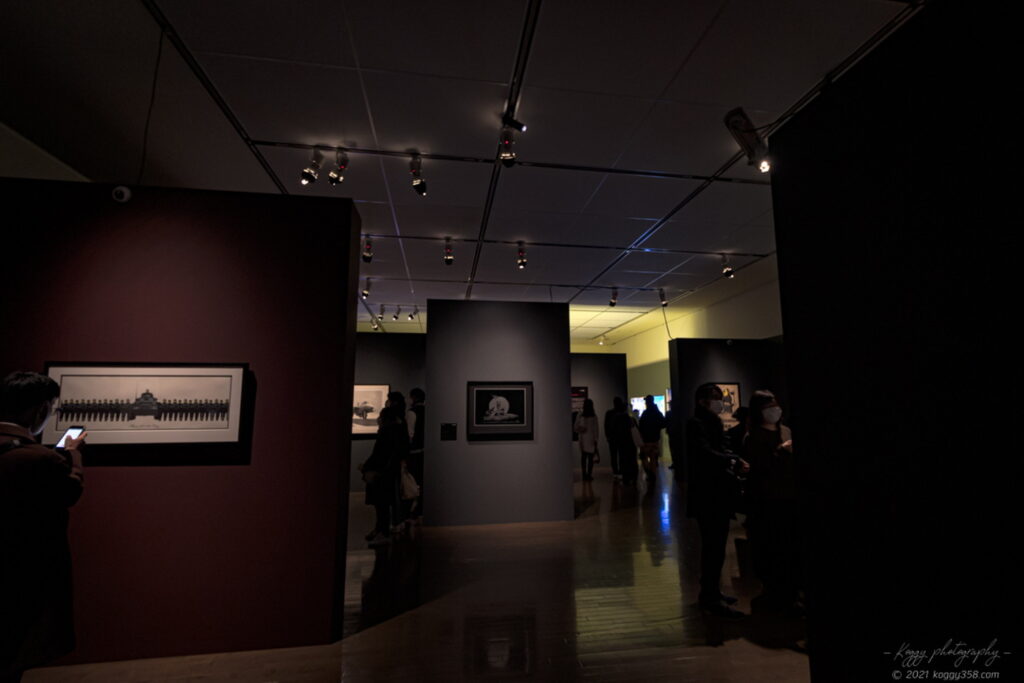 バンクシー展の展示の雰囲気を撮影