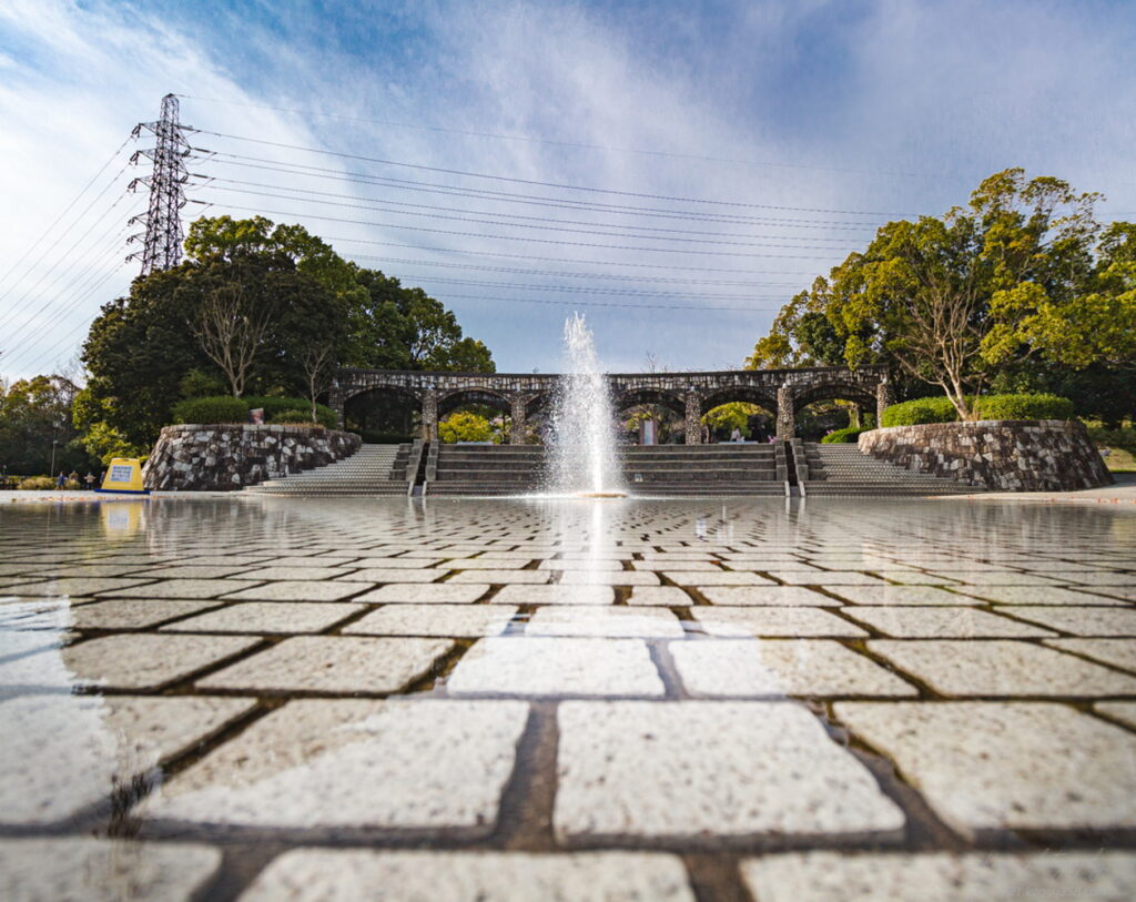大府みどり公園のじゃぶじゃぶ池