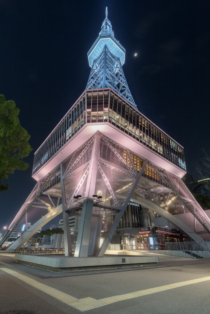 名古屋テレビ塔 中部電力MIRAI TOWER(旧名古屋テレビ塔)とオアシス21の撮影
