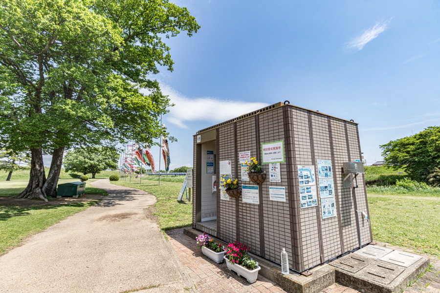 境川緑化公園にあるお手洗いの雰囲気